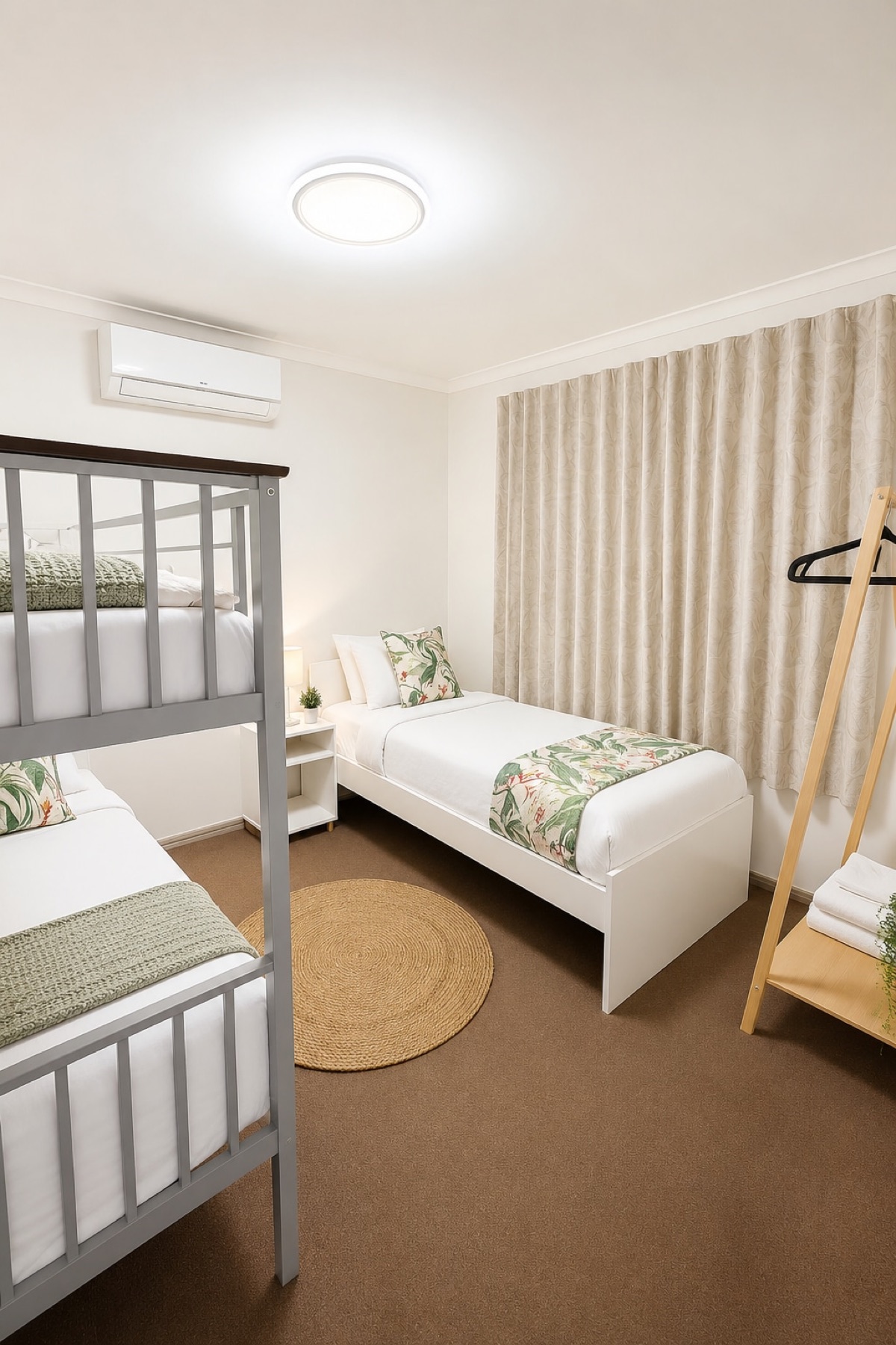 Bunk and single bedroom