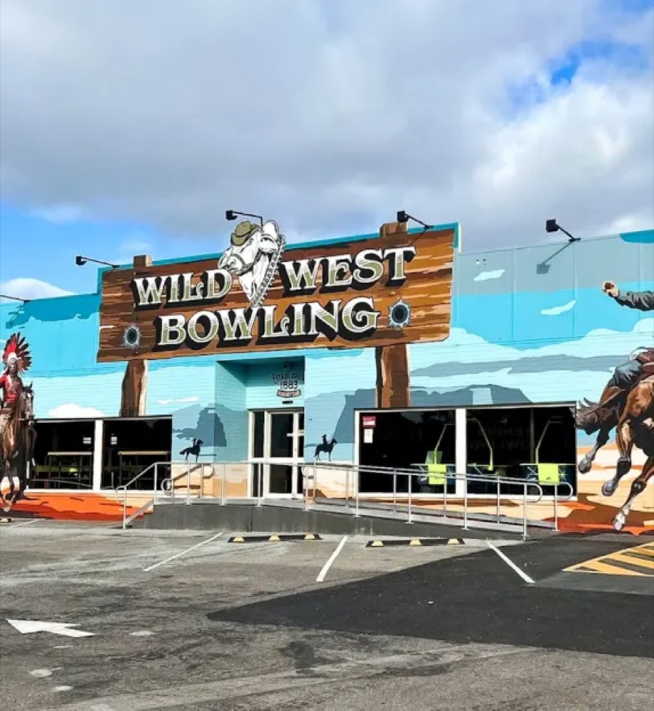 Wild West Bowling ten-pin bowling and arcade games